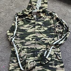 Boom Boom Jeans‎ Camouflage Hoodie Jacket